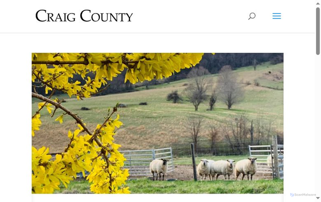 Security scan screenshot of https://craigcountyva.gov/