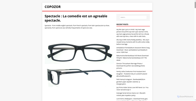 Security scan screenshot of https://rozopos.pages.dev/posts/spectacle/