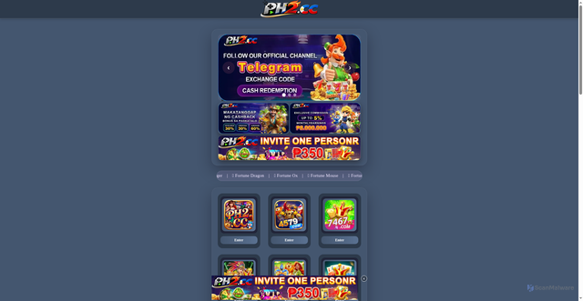 Security scan screenshot of https://r777ph.com/ztzjmd