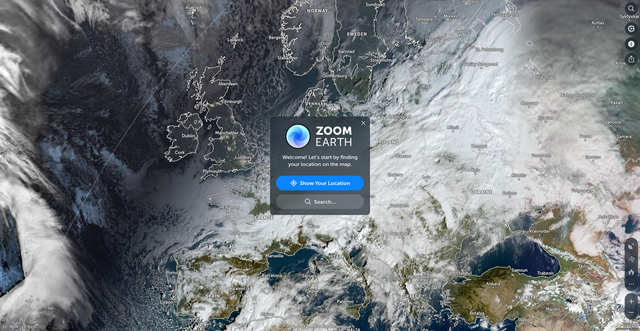 Security scan screenshot of https://zoom.earth/