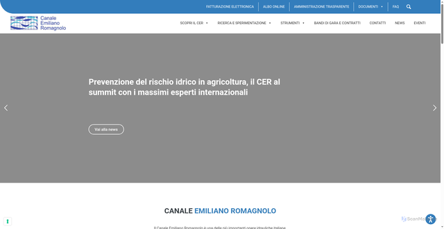 Security scan screenshot of https://www.consorziocer.it/