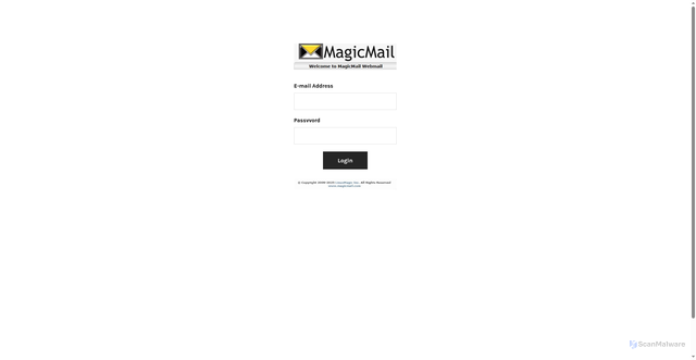 Security scan screenshot of https://magixmail.weebly.com/