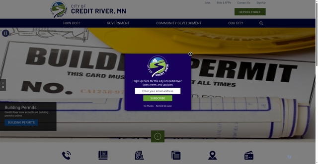Security scan screenshot of https://www.creditriver-mn.gov/