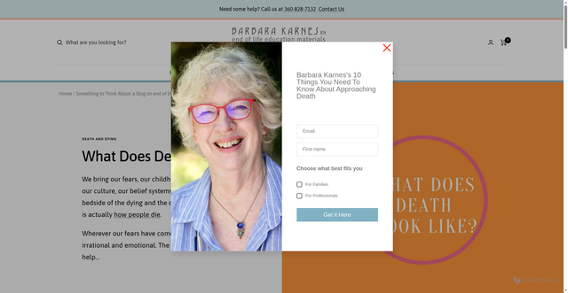 Security scan screenshot of https://bkbooks.com/blogs/something-to-think-about/what-does-death-look-like-1