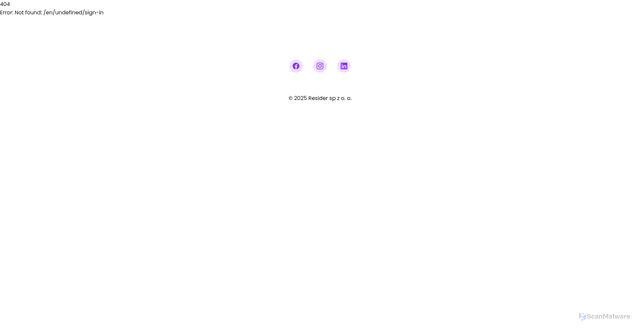 Security scan screenshot of https://resider.pages.dev/en/undefined/sign-in?next=https%3A%2F%2Fresider.pages.dev%2Fen%2Fexplore%2F%2525origin%2525%2F