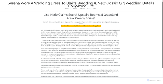 Security scan screenshot of https://chimaeramblog-b43eg6xi6t.edgeone.app/19580-lisa-marie-claims-secret-upstairs-rooms-at-graceland-are-a-creepy-shrine.html