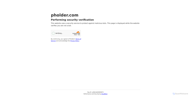 Security scan screenshot of https://pholder.com/keri-russell