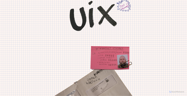 Security scan screenshot of https://uix.se