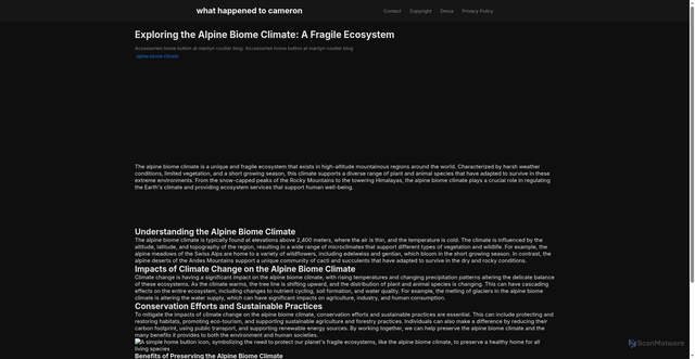 Security scan screenshot of https://newdizaynartblog-dp8oxpvgw1xl.edgeone.app/alpine-biome-climate.html