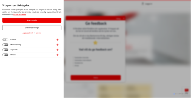 Security scan screenshot of https://santanderconsumer.se