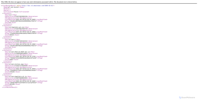 Security scan screenshot of https://cdn.penrod.co