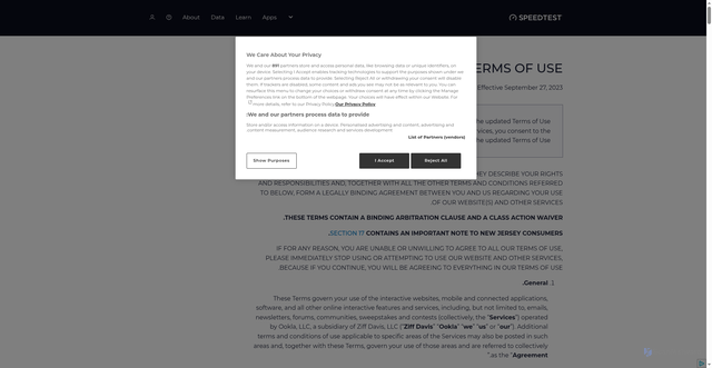 Security scan screenshot of https://kdp-iex.pages.dev/ar/about/terms