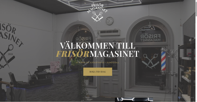 Security scan screenshot of https://frisormagasinet.se