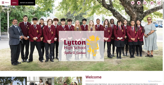 Security scan screenshot of https://lyttonhigh.net/