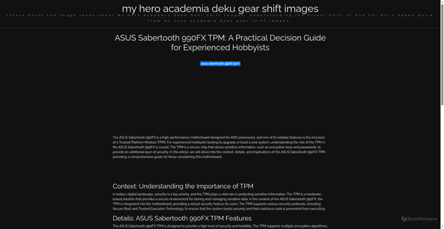 Security scan screenshot of https://idunkareblog-dpiaywv6v2at.edgeone.app/asus-sabertooth-990fx-tpm.html