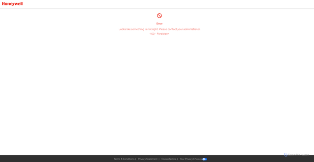 Security scan screenshot of https://pingfederate.prod-honeywell.us1.ping.cloud