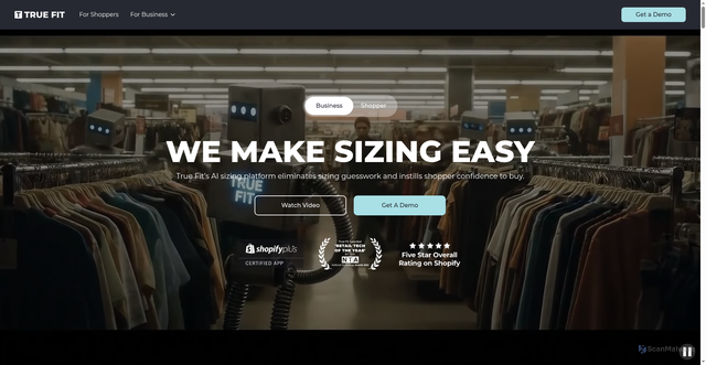 Security scan screenshot of https://car-cdn.truefitcorp.com/