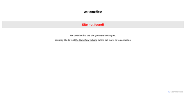 Security scan screenshot of https://website.homeflow.co.uk