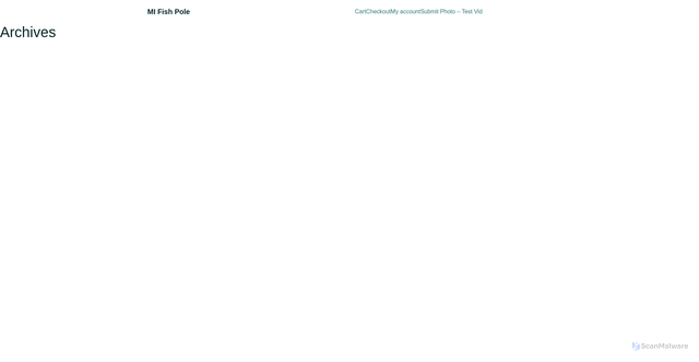Security scan screenshot of https://mifishpole.com
