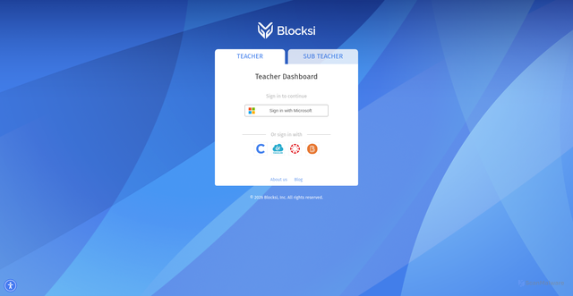 Security scan screenshot of https://teacher.blocksi.net