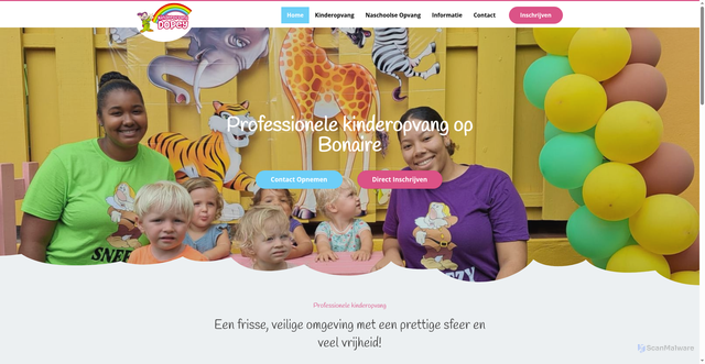 Security scan screenshot of https://kinderopvangdopey.com