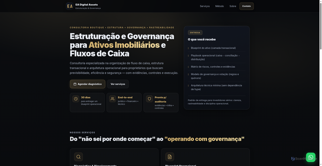 Security scan screenshot of http://eadigitalassets-site.pages.dev/