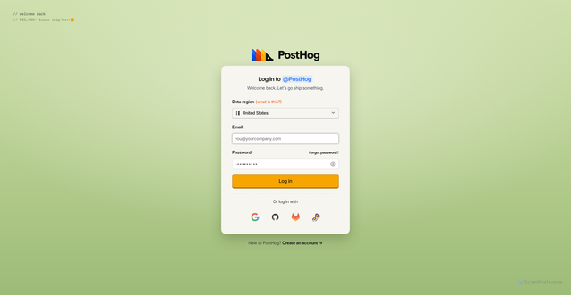 Security scan screenshot of https://a.launchnotes.com