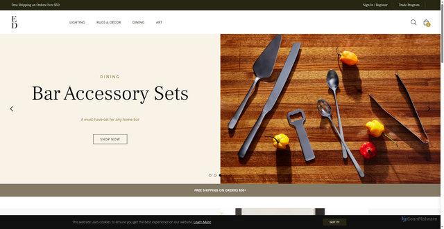 Security scan screenshot of https://edbyellen.com/?srsltid=AfmBOoodUy5wqIwJZPSogCrw8IhMqMjbXuMIhbHlzLm7Y_r1LHjKmLU5