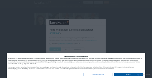 Security scan screenshot of https://kuvake.net