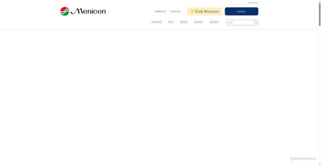 Security scan screenshot of https://menicon.co.jp