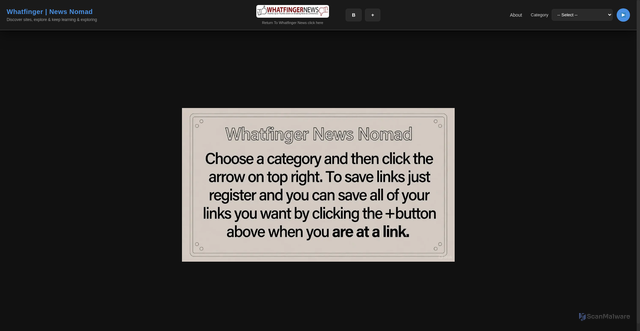 Security scan screenshot of https://newsnomad.whatfinger.com