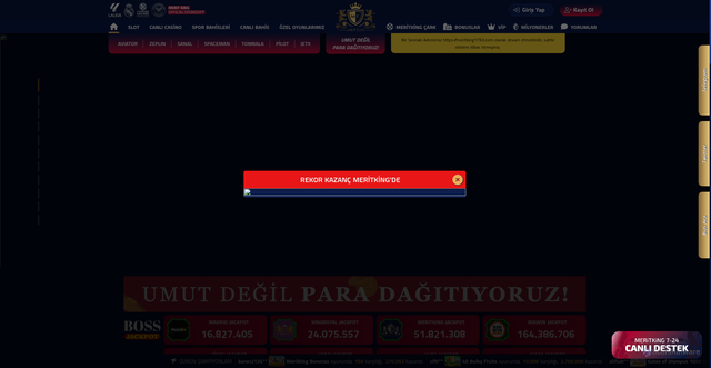 Security scan screenshot of http://meritiking1659.com/