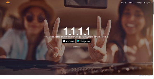 Security scan screenshot of https://ns1.cloudflare-dns.com