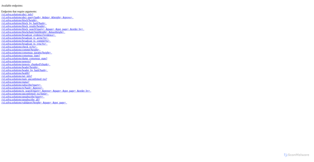 Security scan screenshot of rpc-mantra.keplr.app