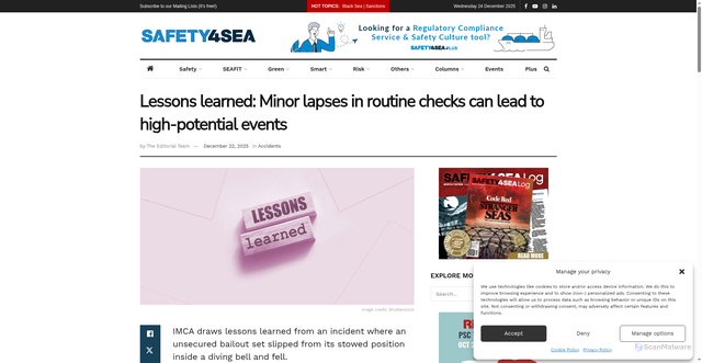 Security scan screenshot of https://safety4sea.com/lessons-learned-minor-lapses-in-routine-checks-can-lead-to-high-potential-events/