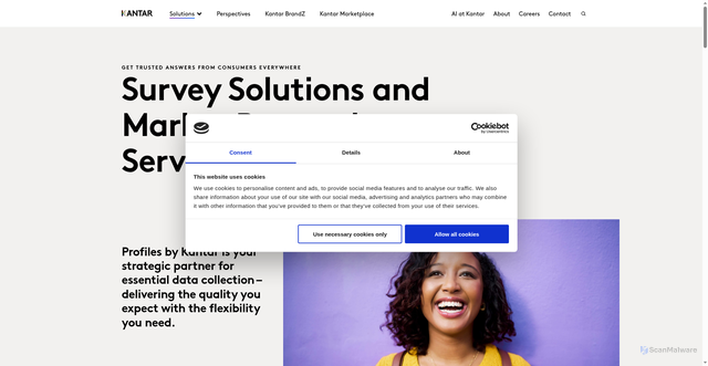 Security scan screenshot of https://surveys.lifepointspanel.com