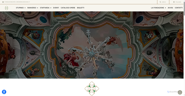Security scan screenshot of https://www.ordinemauriziano.it/
