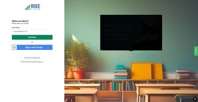 Security scan screenshot of https://apps.risevision.com