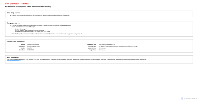 Security scan screenshot of https://site-api.voetbalassi.st