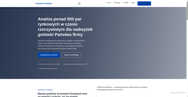 Security scan screenshot of https://www.dobytnicaholdings.com/