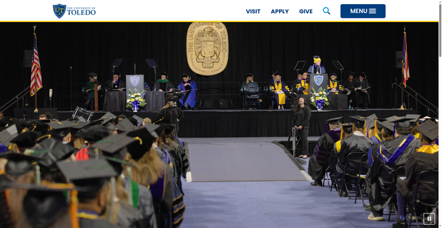 Security scan screenshot of https://www.utoledo.edu/
