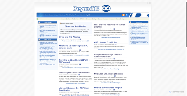 Security scan screenshot of https://beyond3d.com