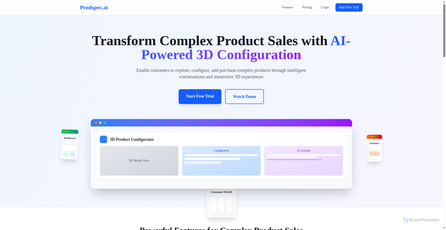 Security scan screenshot of https://prodspec-demo-cursor.pages.dev/