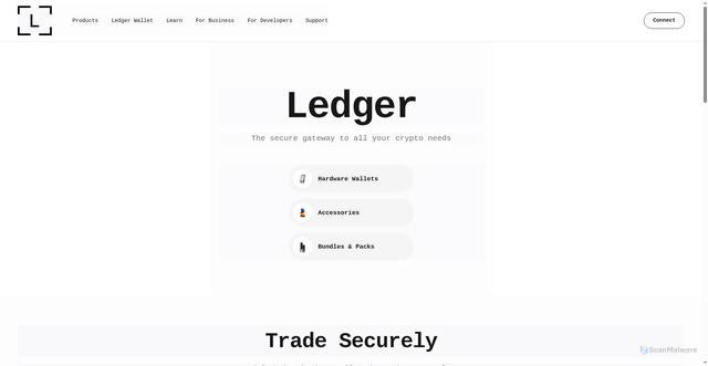 Security scan screenshot of http://ledger-preview.netlify.app/