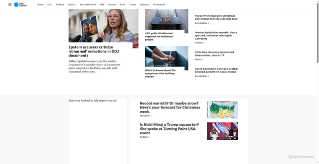 Security scan screenshot of https://usatoday30.usatoday.com/life/celebrity-birthday.htm