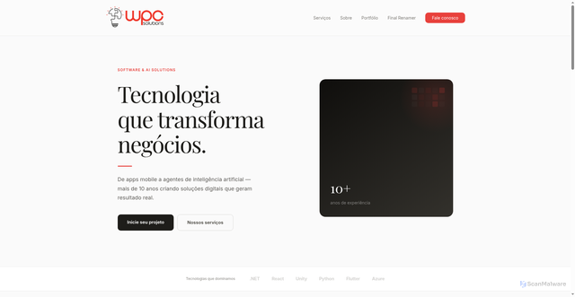 Security scan screenshot of http://wpcsolutionssites.pages.dev/