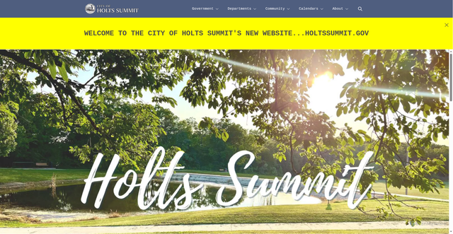 Security scan screenshot of https://holtssummit.gov/