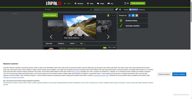 Security scan screenshot of https://www.loupak.fun