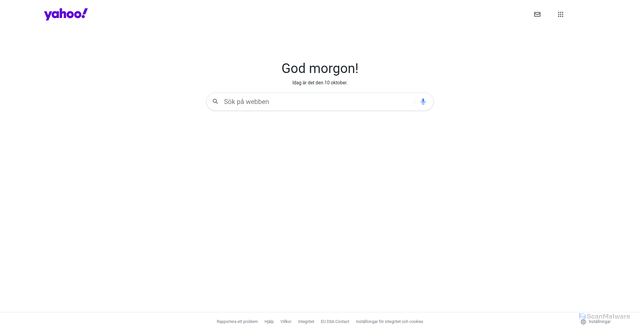 Security scan screenshot of https://yahoo.se