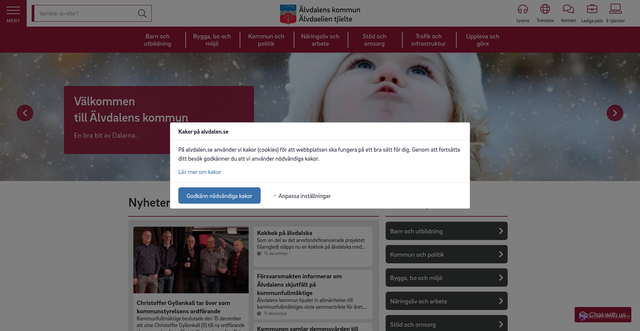 Security scan screenshot of https://www.alvdalen.se/